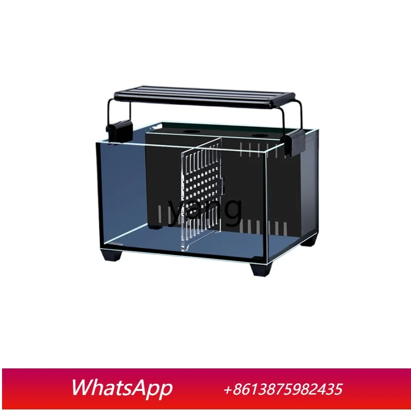 CMX ultra-white glass multi-grid isolation back filter water-free ecological goldfish tank aquarium
CMX ultra-white glass multi-grid isolation back filter water-free ecological goldfish tank aquarium