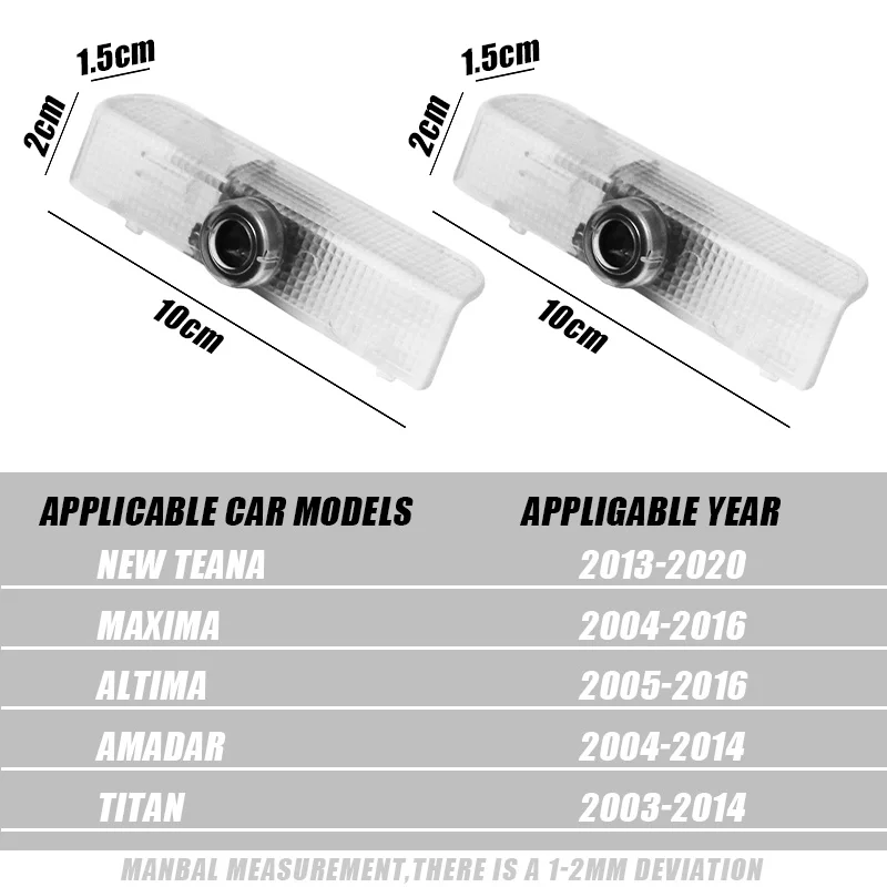Car Door Wireless LED Welcome Projector Ghost Shadow Light For Nissan TEANA MAXIMA ALTIMA AMADAR TITAN PATROL TEANA Accessories
Car Door Wireless LED Welcome Projector Ghost Shadow Light For Nissan TEANA MAXIMA ALTIMA AMADAR TITAN PATROL TEANA Accessories
