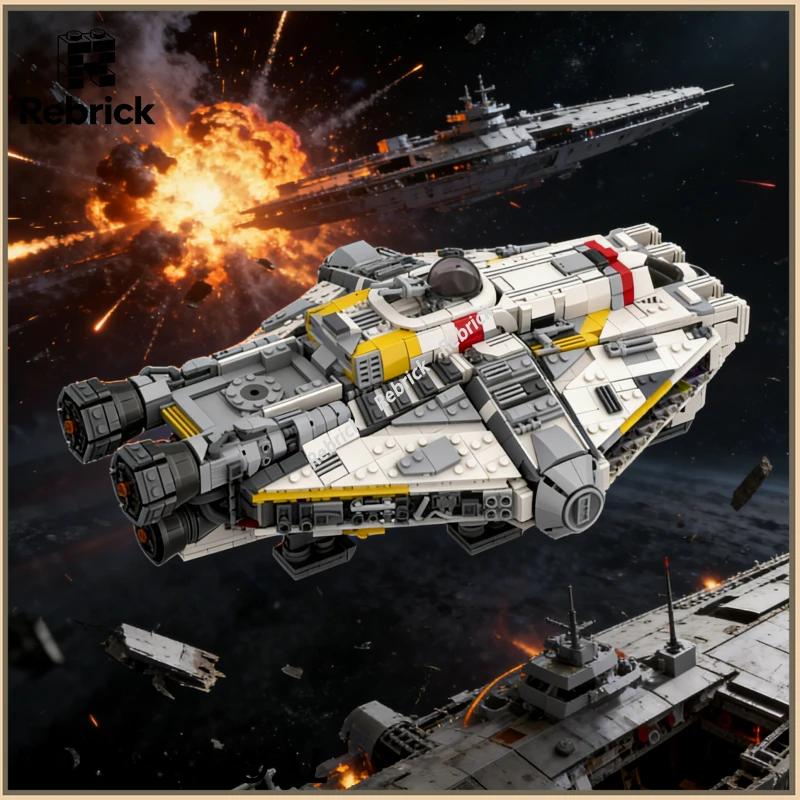 VCX-100 MOC DIY Space Ship Building Set, Creative Galactic Spacecraft Model for Hobby Enthusiasts and Collection
VCX-100 MOC DIY Space Ship Building Set, Creative Galactic Spacecraft Model for Hobby Enthusiasts and Collection