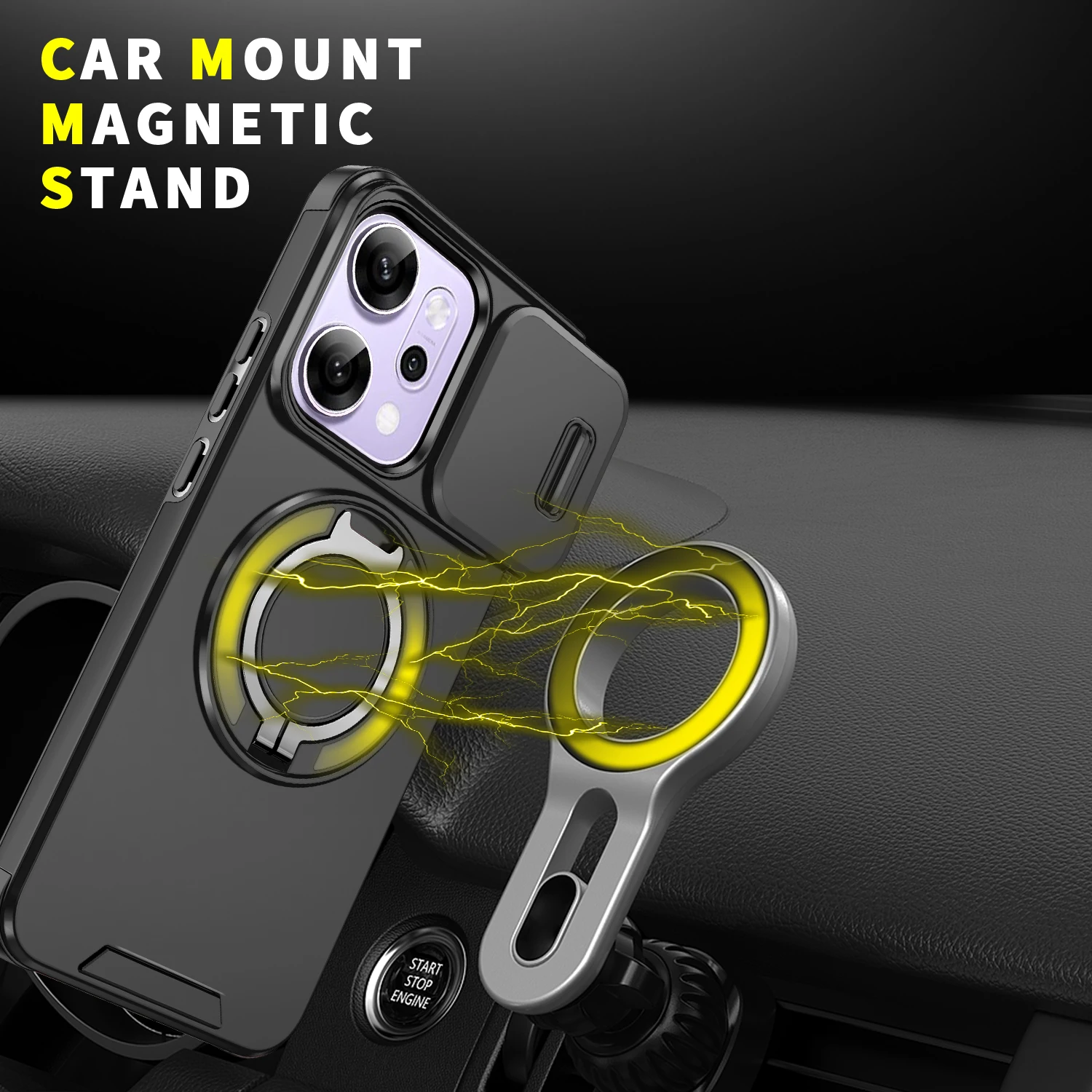 For OPPO Reno 13A 14 FS 15 Pro Max 5G Magnetic Wireless Charging Bracket Protection Phone Case Silicone Soft Back Cover Cases
For OPPO Reno 13A 14 FS 15 Pro Max 5G Magnetic Wireless Charging Bracket Protection Phone Case Silicone Soft Back Cover Cases