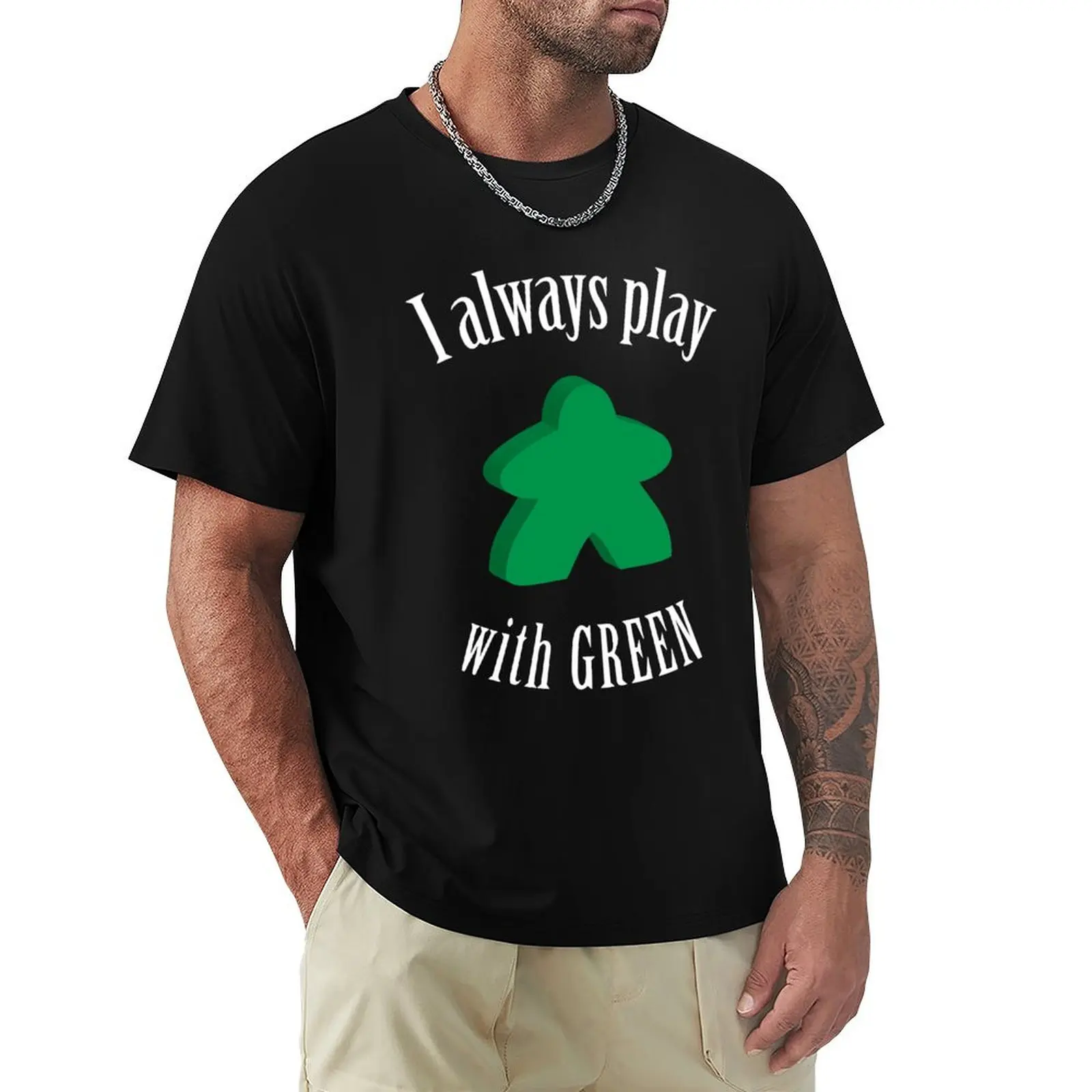 I Always Play with Green Meeple Board Game Design T-Shirt for a boy summer 2025 men tshirt
I Always Play with Green Meeple Board Game Design T-Shirt for a boy summer 2025 men tshirt