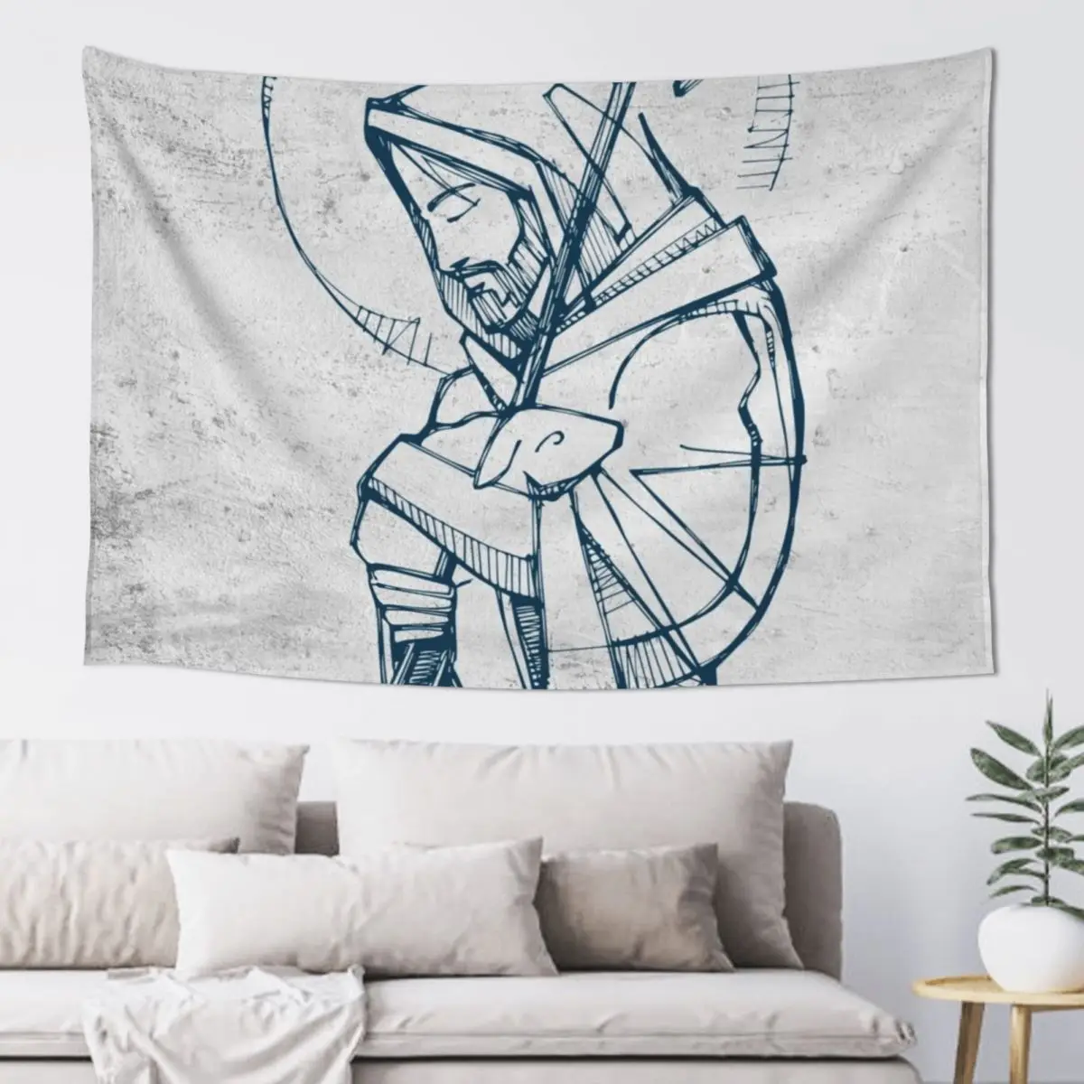 Jesus Christ Good Shepherd ink illustration Tapestry Wall Deco Wallpaper Bedroom Home Decorations Aesthetic Carpet Wall Tapestry
Jesus Christ Good Shepherd ink illustration Tapestry Wall Deco Wallpaper Bedroom Home Decorations Aesthetic Carpet Wall Tapestry