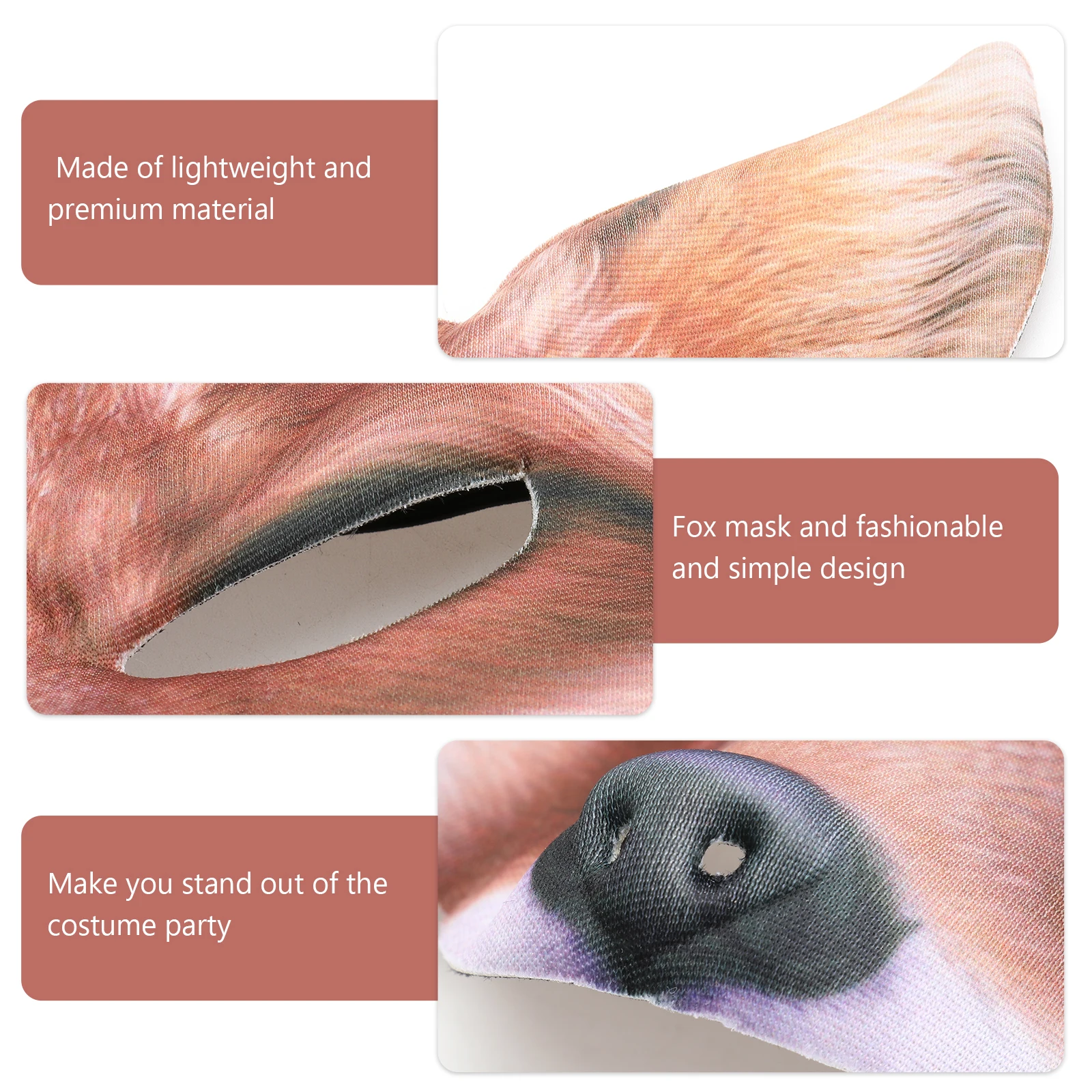 Fox Mask White Face Halloween Animal Masks for Adults Aldult Carnival Party Woman
Fox Mask White Face Halloween Animal Masks for Adults Aldult Carnival Party Woman