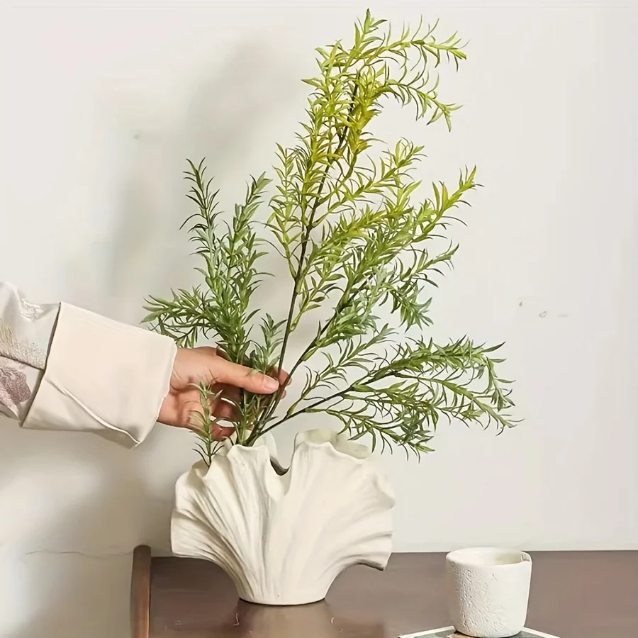 Vintage Ginkgo Leaf Ceramic Vase Wabi Sabi Style Luxury Home Decor for Living Room TV Cabinet
Vintage Ginkgo Leaf Ceramic Vase Wabi Sabi Style Luxury Home Decor for Living Room TV Cabinet