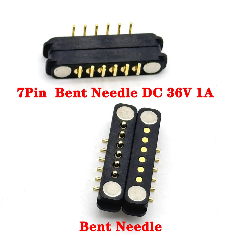 1Pair Bent Needle DC 36V 1A Waterproof Magnetic Pogo Pin Connector 6Pin Pogopin Male FemaleConnector Spring DC Power Socket
1Pair Bent Needle DC 36V 1A Waterproof Magnetic Pogo Pin Connector 6Pin Pogopin Male FemaleConnector Spring DC Power Socket
