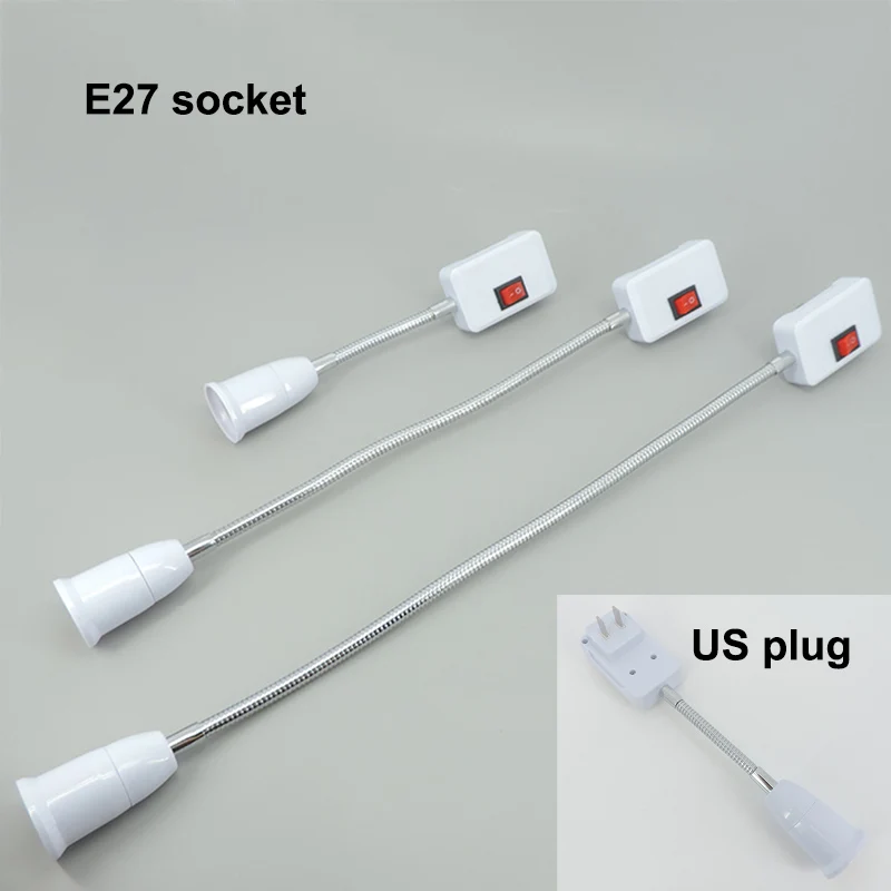 23 см 43 см 53 см AC 110 В 220 В US PLUG E27 Патрон для лампы Патрон e27 Держатель Гибкий удлинитель Преобразователь Переходник p1
23 см 43 см 53 см AC 110 В 220 В US PLUG E27 Патрон для лампы Патрон e27 Держатель Гибкий удлинитель Преобразователь Переходник p1