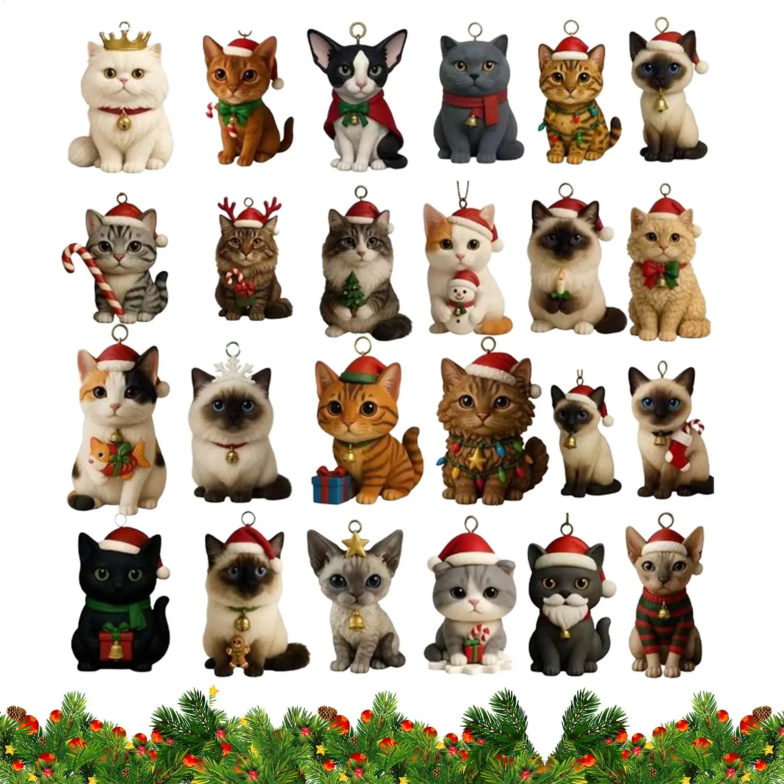 Christmas Cat Toy Advent Calendar 2025 Cute Cat Calendar with 24 Boxes Artistic Holiday Ornament for Women Teen
Christmas Cat Toy Advent Calendar 2025 Cute Cat Calendar with 24 Boxes Artistic Holiday Ornament for Women Teen