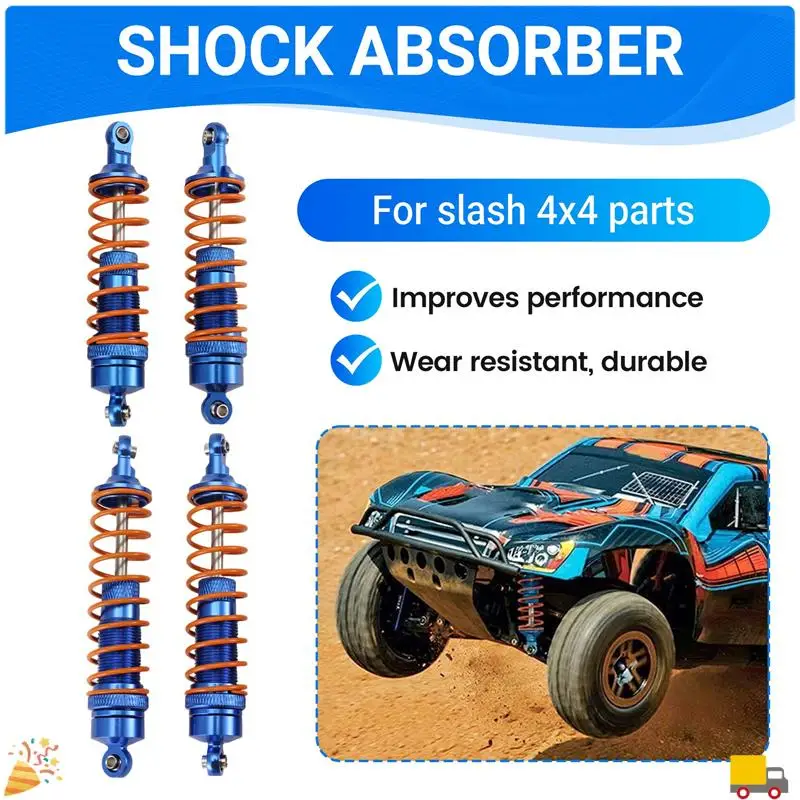 4 шт. металлический передний и задний амортизатор для Traxxas Slash Rustler Stampede Hoss 4X4 VXL 1/10, детали для обновления радиоуправляемого автомобиля
4 шт. металлический передний и задний амортизатор для Traxxas Slash Rustler Stampede Hoss 4X4 VXL 1/10, детали для обновления радиоуправляемого автомобиля