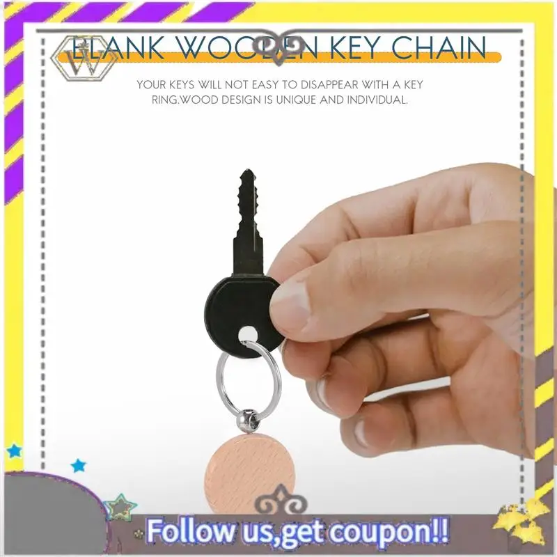 New 60Pcs Blank Round Wooden Key Chain Diy Wood Keychains Key Tags Can Engrave Diy Gifts
New 60Pcs Blank Round Wooden Key Chain Diy Wood Keychains Key Tags Can Engrave Diy Gifts
