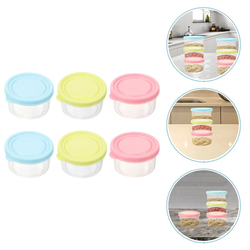 6pcs Reusable Sauce Cups With Lids Condiment Food Storage Small Dressing Leak-Proof Seasoning Cups Portable Dipping Sauce
6pcs Reusable Sauce Cups With Lids Condiment Food Storage Small Dressing Leak-Proof Seasoning Cups Portable Dipping Sauce