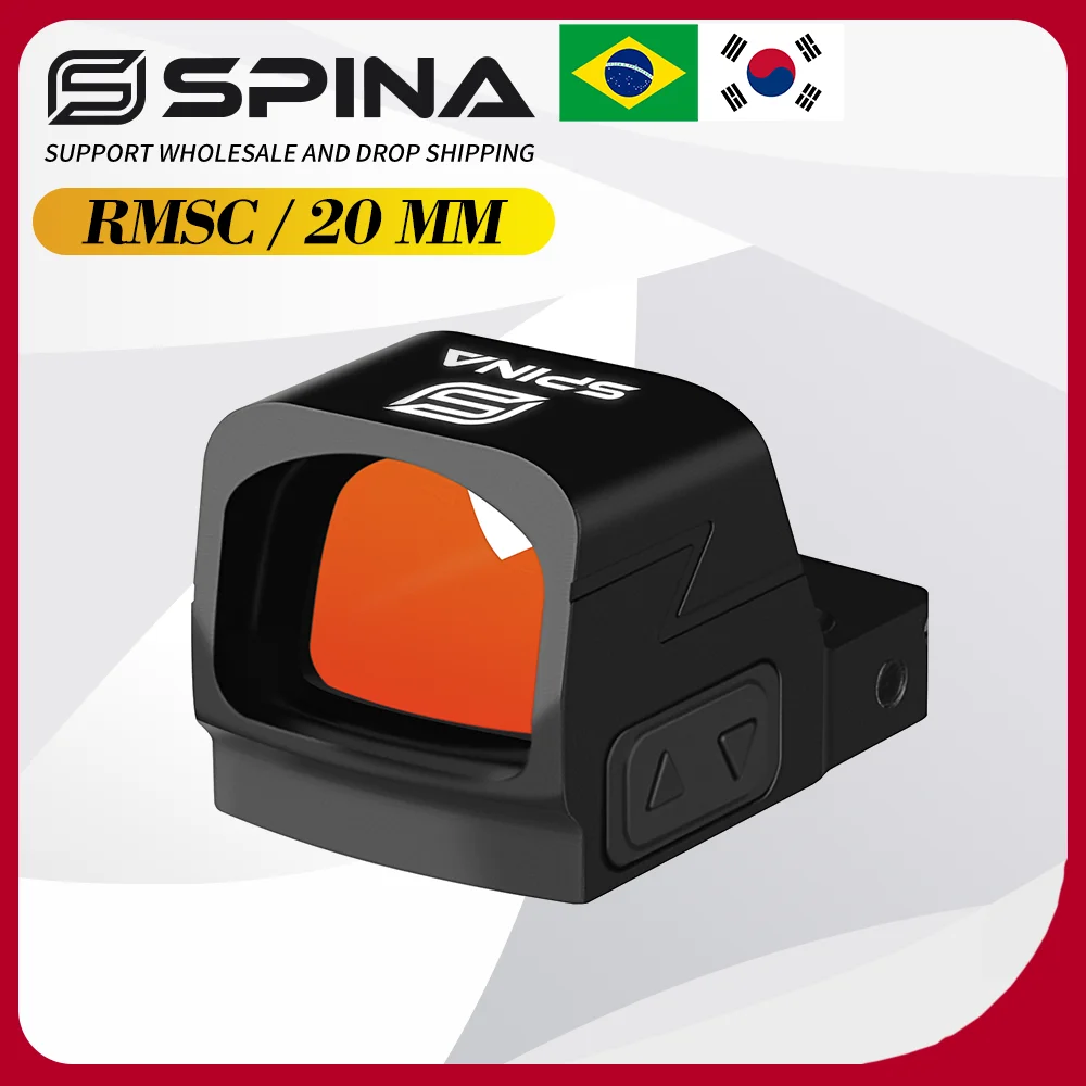 SPINA OPTICS RMSc Red Dot Optics 3MOA Compact Open Reflex Sight HS 407K/507K Glock48 G43x Mos/P365XL Pistol 9mm etc
SPINA OPTICS RMSc Red Dot Optics 3MOA Compact Open Reflex Sight HS 407K/507K Glock48 G43x Mos/P365XL Pistol 9mm etc