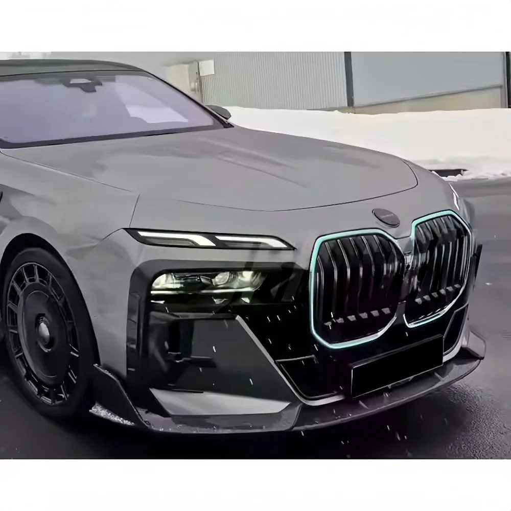 Modified BMW M-style Dry Carbon Fiber Front Bumper Trim for BMW 7 Series G70 Body Trim Upgrade
Modified BMW M-style Dry Carbon Fiber Front Bumper Trim for BMW 7 Series G70 Body Trim Upgrade