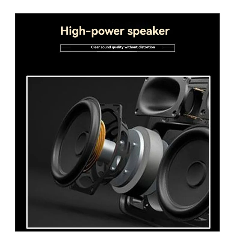 Retro Cassette Recorder And Player Supports Internal And External Recording And USB Transcription
Retro Cassette Recorder And Player Supports Internal And External Recording And USB Transcription