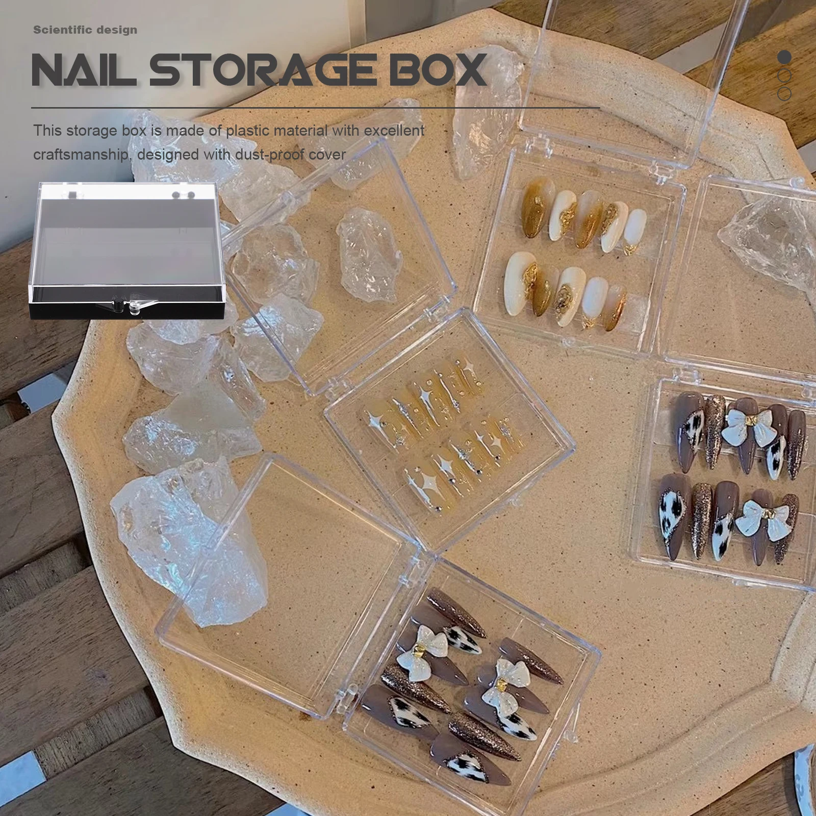 12Pcs Nail Pieces Case Transparent Lid Plastic Storage Organizer Fake Nails Holder Manicure Display Box Salon Nail Pieces Box
12Pcs Nail Pieces Case Transparent Lid Plastic Storage Organizer Fake Nails Holder Manicure Display Box Salon Nail Pieces Box