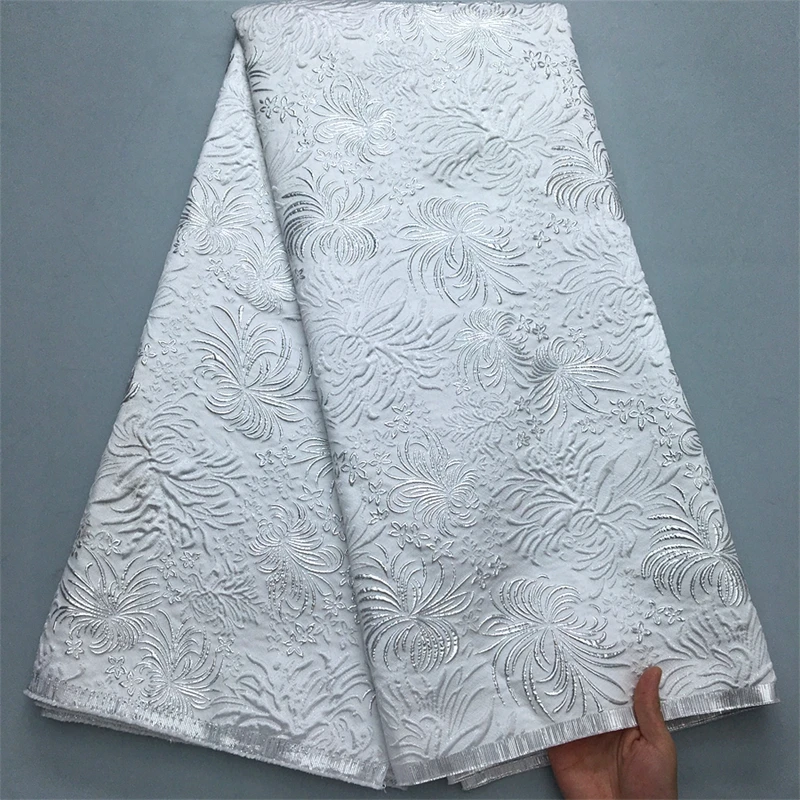 Fashion African Brocade Lace Fabric White Nigerian Brocade Lace High Quality French Jacquard Lace For Diy Sew Gown Dress S4145
Fashion African Brocade Lace Fabric White Nigerian Brocade Lace High Quality French Jacquard Lace For Diy Sew Gown Dress S4145