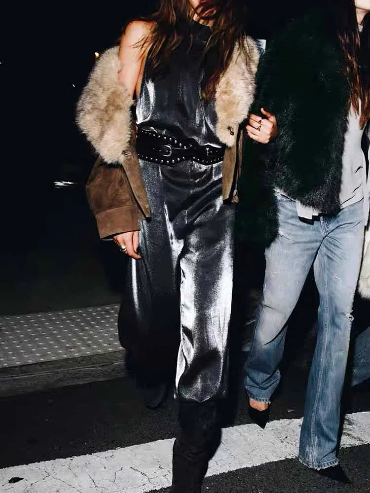 Зимние новые поступления в европейском и американском стиле, модные модные платья, женская одежда, комбинезоны с бретелькой на шее, брюки
Зимние новые поступления в европейском и американском стиле, модные модные платья, женская одежда, комбинезоны с бретелькой на шее, брюки