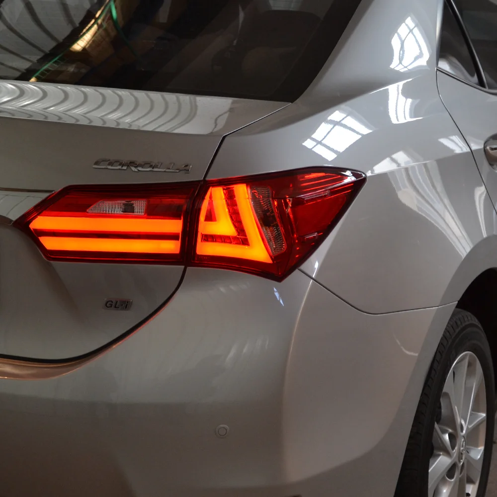 Для Toyota Corolla 2014-2017 автоматические задние фонари, обновленные динамические аксессуары для поворота, светодиодные задние фонари автомобиля в сборе
Для Toyota Corolla 2014-2017 автоматические задние фонари, обновленные динамические аксессуары для поворота, светодиодные задние фонари автомобиля в сборе