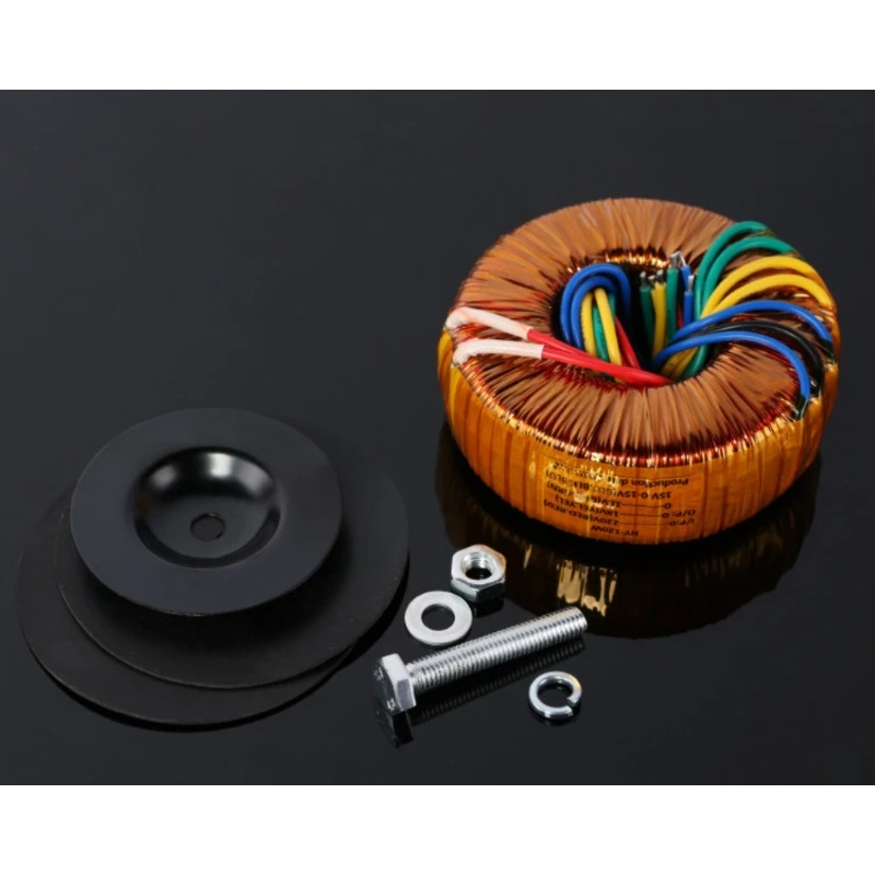 Custom a-core enameled copper 120w toroidal transformer with glue-sealed iron core, dual 18v + dual 15v or dual 22v output
Custom a-core enameled copper 120w toroidal transformer with glue-sealed iron core, dual 18v + dual 15v or dual 22v output