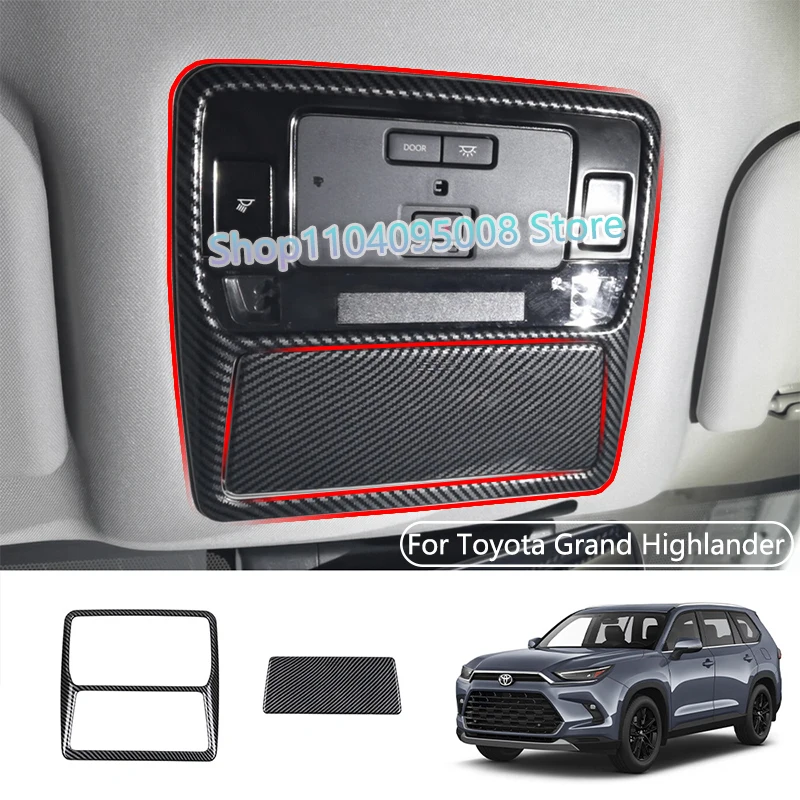 For Toyota Grand Highlander 2024 2025 Car Reading Light Frame Overhead Console Eyeglass Box Trim Sticker
For Toyota Grand Highlander 2024 2025 Car Reading Light Frame Overhead Console Eyeglass Box Trim Sticker