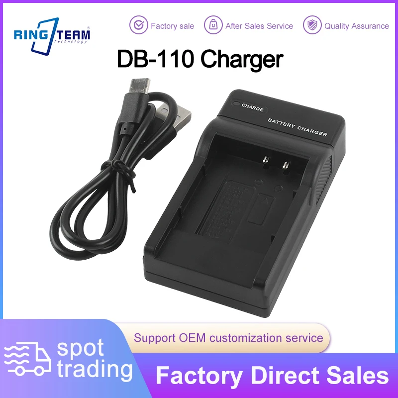 DB-110 Type-C Fast Charge Battery Charger for Ricoh GR Series Lightweight Portable Outdoor Travel Photography Use
DB-110 Type-C Fast Charge Battery Charger for Ricoh GR Series Lightweight Portable Outdoor Travel Photography Use
