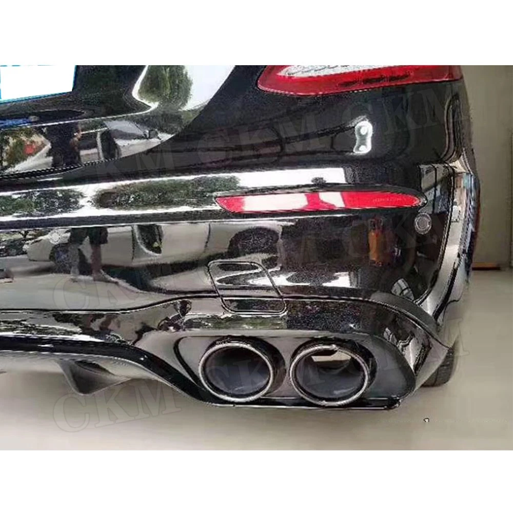 ABS Black Rear Bumper Lip Diffuser Spoiler with Exhaust Tips for Benz E Class W213 E200 E260 E300 2017-2019 E53 Style Diffuser
ABS Black Rear Bumper Lip Diffuser Spoiler with Exhaust Tips for Benz E Class W213 E200 E260 E300 2017-2019 E53 Style Diffuser
