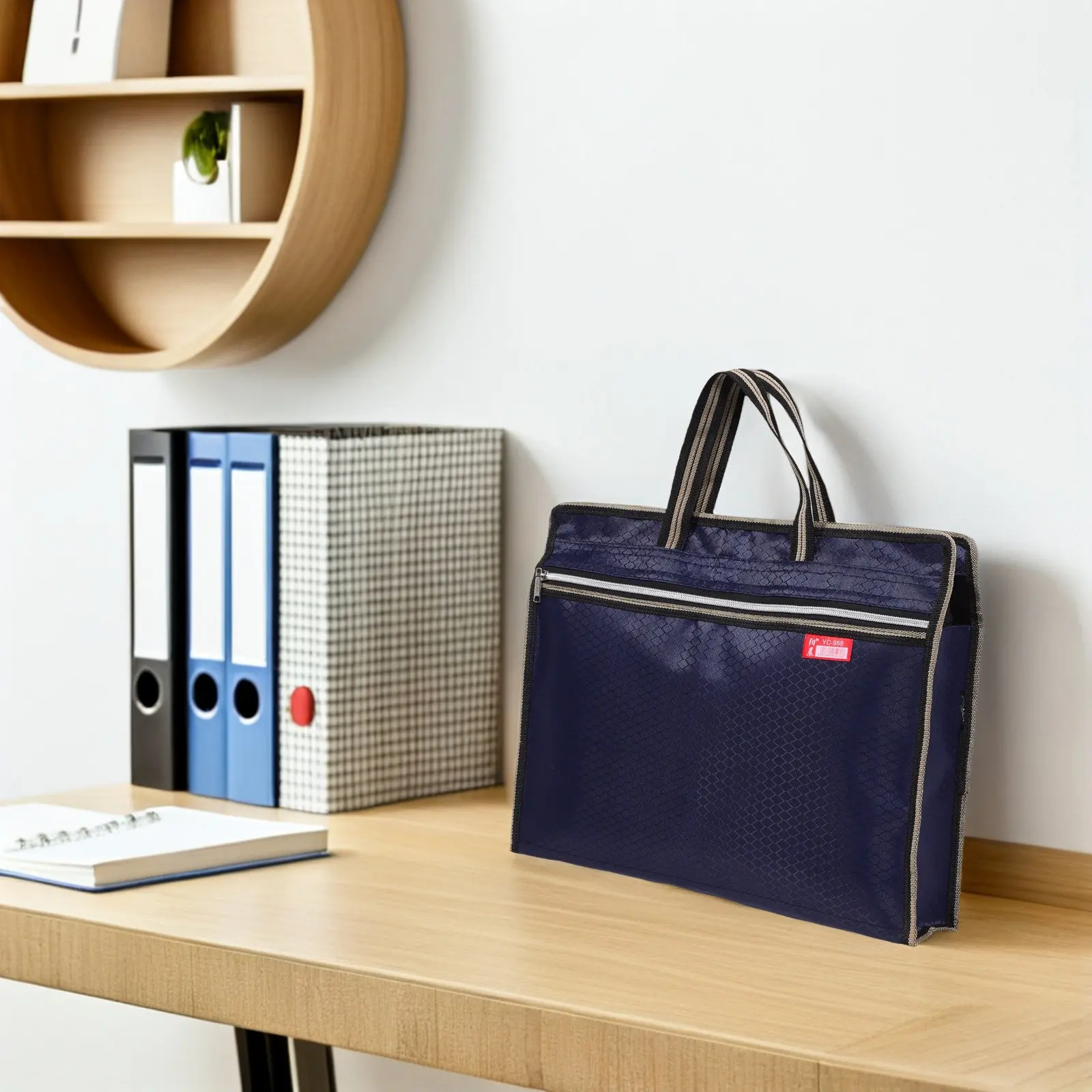 Heavy Duty Oxford Fabric Zippered Document Bag Waterproof File Tote Pouch for Office School Business Travel Carrying Papers
Heavy Duty Oxford Fabric Zippered Document Bag Waterproof File Tote Pouch for Office School Business Travel Carrying Papers