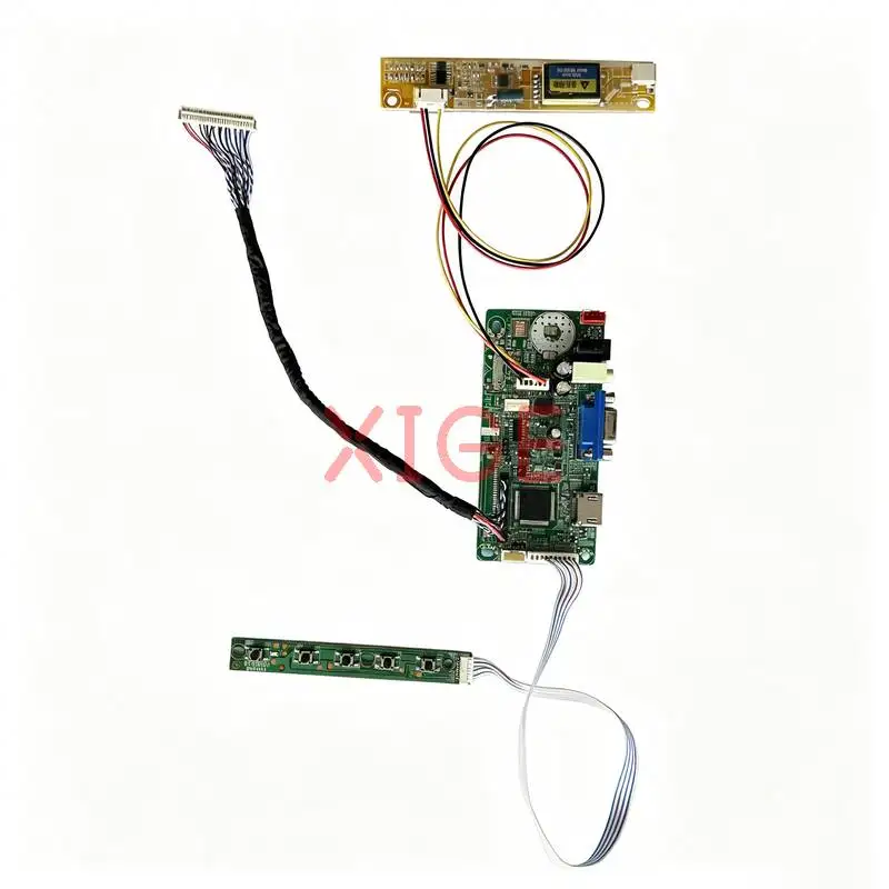 Monitor Controller Drive Board Fit N184H3 LQ164M1LD4C LQ164M1LD4A LTN160HT01 1-CCFL LVDS 30-Pin HDMI+VGA 1920*1080 1920x1080 Kit
Monitor Controller Drive Board Fit N184H3 LQ164M1LD4C LQ164M1LD4A LTN160HT01 1-CCFL LVDS 30-Pin HDMI+VGA 1920*1080 1920x1080 Kit