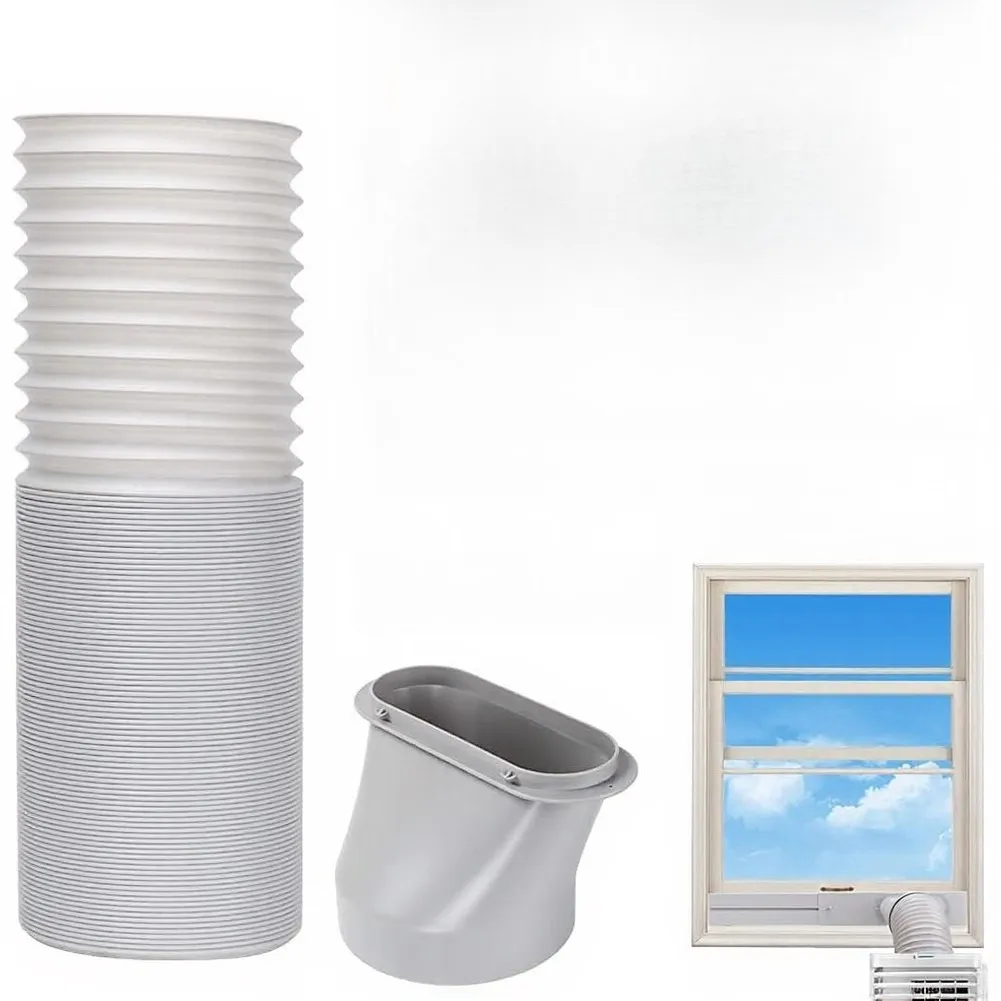Portable Air Conditioner Hose 5.9 Inch With Flat Connector Adapter, AC Ventilation Kit For Home Office Cooling Parts
Portable Air Conditioner Hose 5.9 Inch With Flat Connector Adapter, AC Ventilation Kit For Home Office Cooling Parts