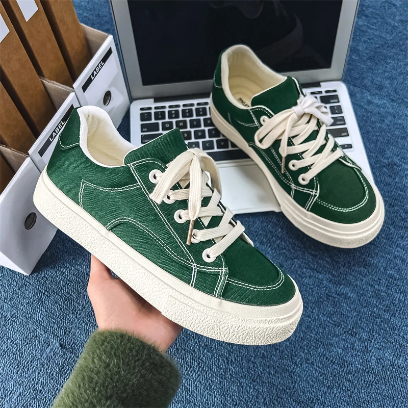 2025 New Solid Color Breathable Summer Canvas Shoes, Low Cut Thick Soled Casual Versatile Men's Shoes Size 39-44
2025 New Solid Color Breathable Summer Canvas Shoes, Low Cut Thick Soled Casual Versatile Men's Shoes Size 39-44