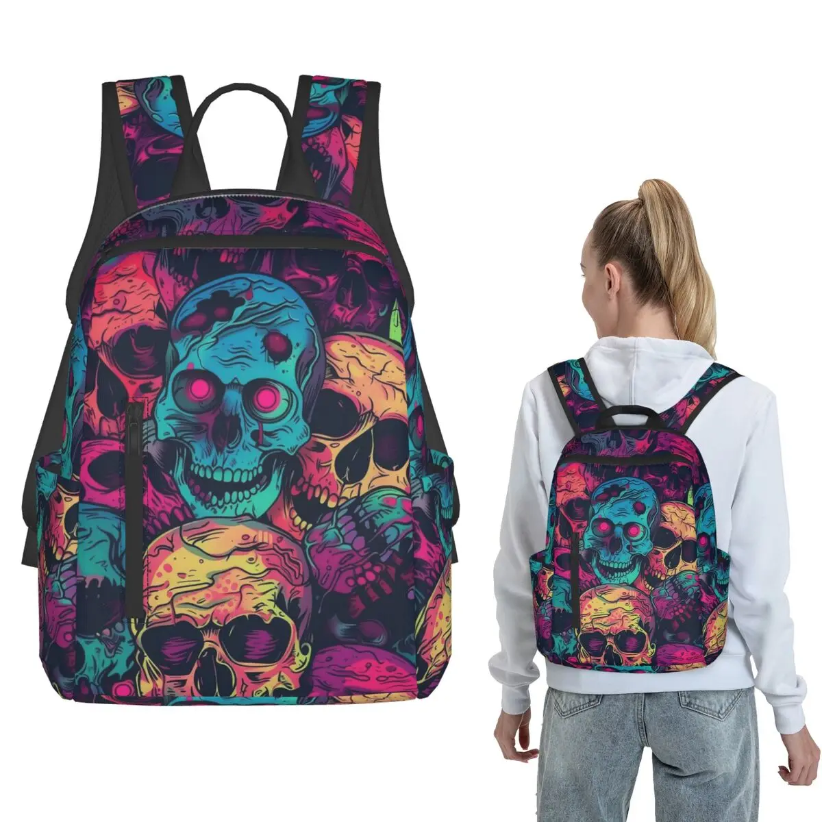 Skull With Red Eye Pattern Backpack Daypack Boys Girls BookBag School Bag Shoulder Bags for Men Women
Skull With Red Eye Pattern Backpack Daypack Boys Girls BookBag School Bag Shoulder Bags for Men Women