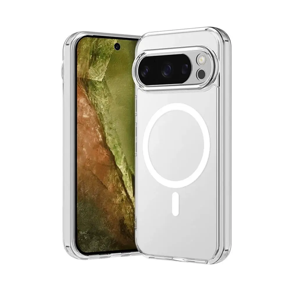 for Google Pixel 10 Pro Phone Case Clear Magnetic Case Slim Transparent Acrylic Shockproof Protective Phone Case Anti-yell N4M7
for Google Pixel 10 Pro Phone Case Clear Magnetic Case Slim Transparent Acrylic Shockproof Protective Phone Case Anti-yell N4M7