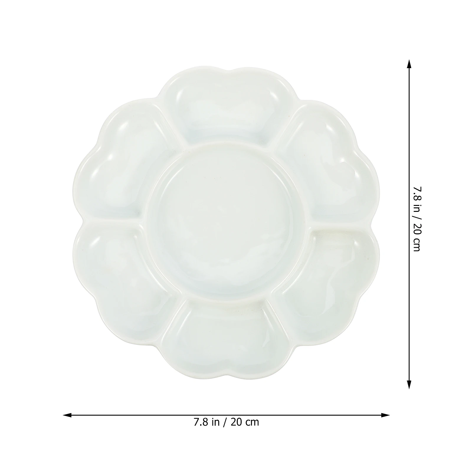 1Pcs Ceramic Plum Blossom Color Pallet Stable Performance Easy Storage for Oil Watercolor Painting Pigment Tray Art Supplies
1Pcs Ceramic Plum Blossom Color Pallet Stable Performance Easy Storage for Oil Watercolor Painting Pigment Tray Art Supplies