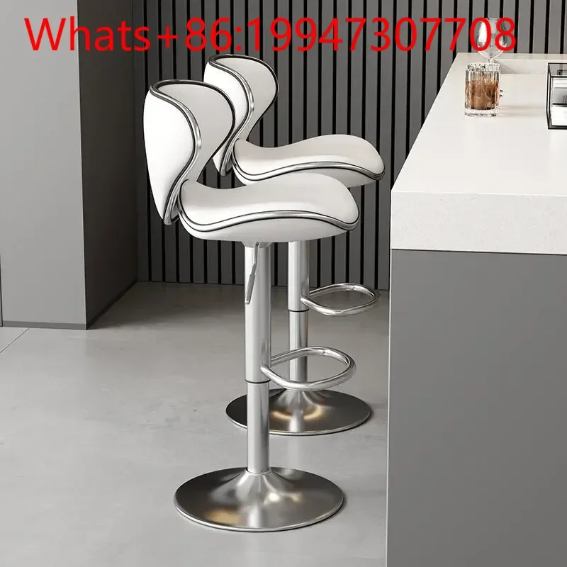 Customized Light Luxury Bar Chair High Stool Modern Simple Backrest Chair Bar Stool Lift Rotating Bar Chair.
Customized Light Luxury Bar Chair High Stool Modern Simple Backrest Chair Bar Stool Lift Rotating Bar Chair.