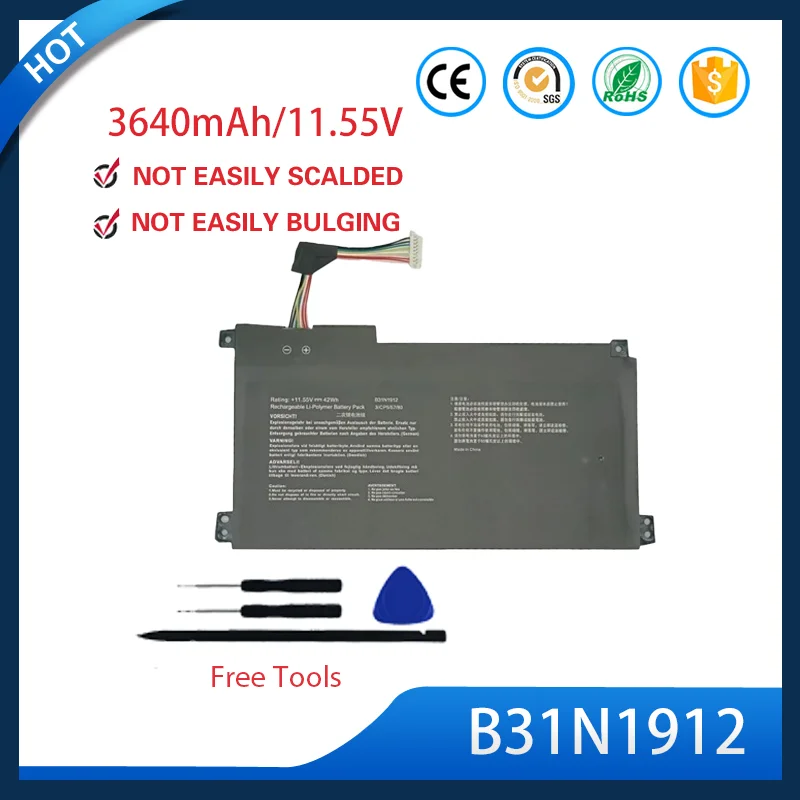 Аккумулятор для ноутбука Asus VivoBook E410MA E510MA L410MA L510MA C31N1912, высокая емкость, замена B31N1912
Аккумулятор для ноутбука Asus VivoBook E410MA E510MA L410MA L510MA C31N1912, высокая емкость, замена B31N1912
