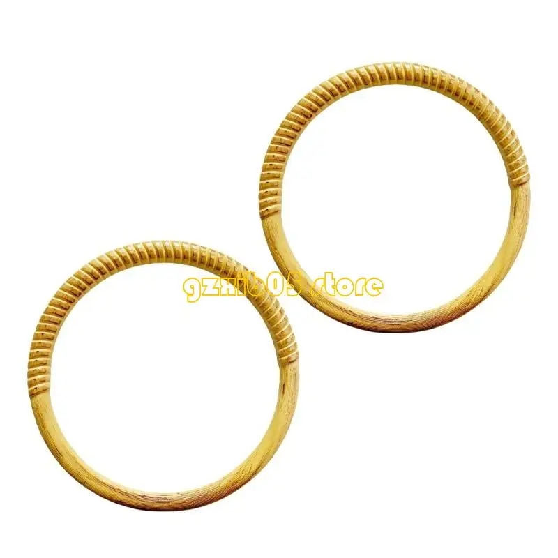 C9GE 2pcs Plastic Simulated Rattan Round Handle For DIY Craft Bag Weaving Projects
C9GE 2pcs Plastic Simulated Rattan Round Handle For DIY Craft Bag Weaving Projects