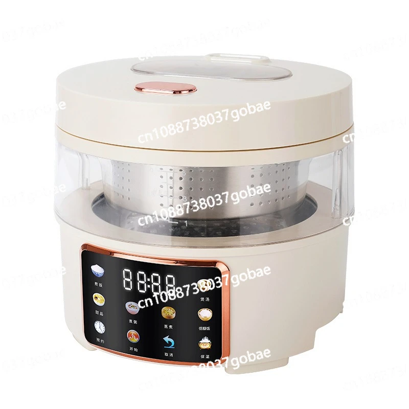 Smart visual glass bile rice cooker mini 3-4 people appointment can be multi-functional 2L household uncoated rice cooker
Smart visual glass bile rice cooker mini 3-4 people appointment can be multi-functional 2L household uncoated rice cooker