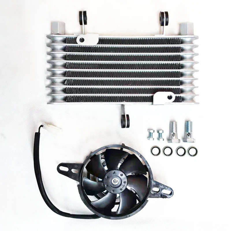 Motorcycle Engine Oil Cooler Radiator Kit Universal Upgrade Aluminum Motorcycle Engine Oil Cooling Fan Water Cooler Radiator
Motorcycle Engine Oil Cooler Radiator Kit Universal Upgrade Aluminum Motorcycle Engine Oil Cooling Fan Water Cooler Radiator