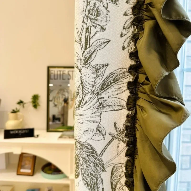 Modern Elegant Chenille Jacquard Blackout Curtains Medieval French Style High End for Living Dining Room Bedroom Custom Size
Modern Elegant Chenille Jacquard Blackout Curtains Medieval French Style High End for Living Dining Room Bedroom Custom Size