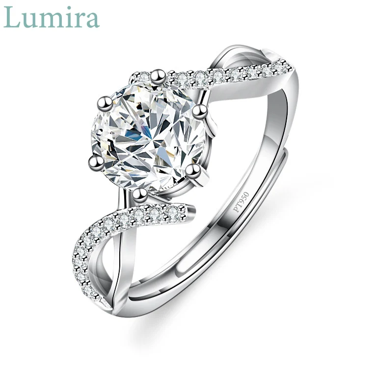 Lumira Love Entwined Ins Platinum PT950 Торцевое кольцо 1 карат Моссанит с бриллиантом Женское кольцо Изысканный дизайн Вневременные ювелирные изделия
Lumira Love Entwined Ins Platinum PT950 Торцевое кольцо 1 карат Моссанит с бриллиантом Женское кольцо Изысканный дизайн Вневременные ювелирные изделия