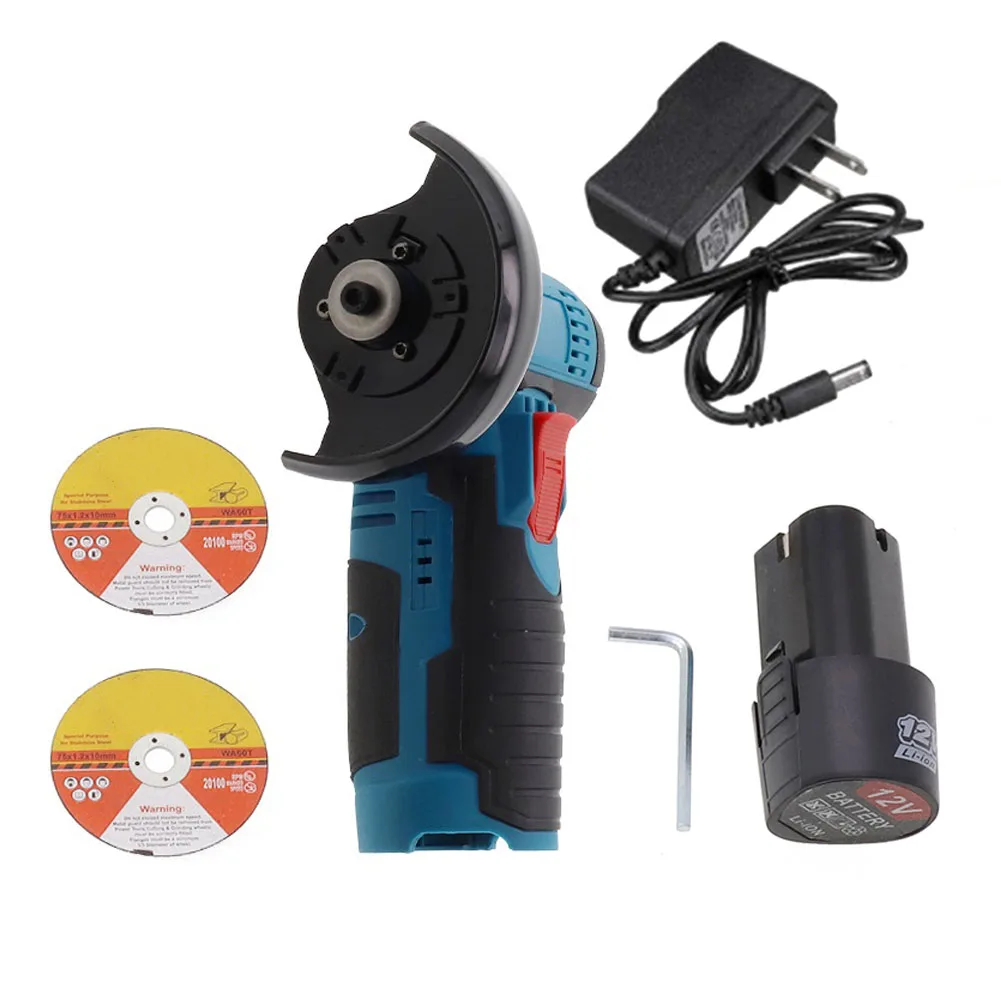12V 500W Rechargeable Angle Grinder Diamond Cutting Wheel Set For Wall Panel Grooves Floor Tile Cutting Grinding Power Tool
12V 500W Rechargeable Angle Grinder Diamond Cutting Wheel Set For Wall Panel Grooves Floor Tile Cutting Grinding Power Tool