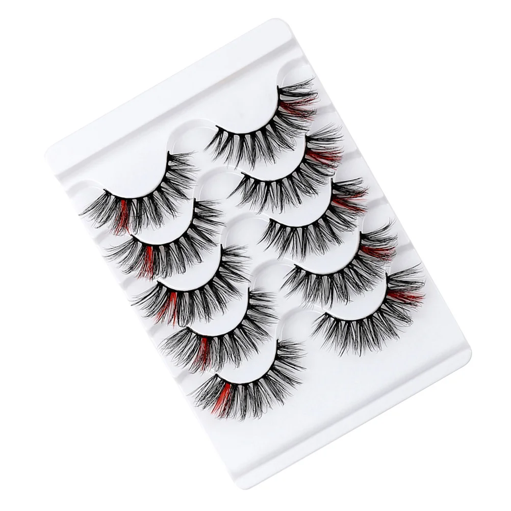 5Pairs 3D False Eyelashes Thick Natural Look Makeup Lash Extensions Party Eye Lashes Women Fake Lashes for Charming
5Pairs 3D False Eyelashes Thick Natural Look Makeup Lash Extensions Party Eye Lashes Women Fake Lashes for Charming