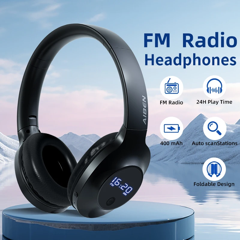 Charging FM Headset Over-Ear Design 3.5mm Aux Input 50-108MHz C31 with Charging Port
Charging FM Headset Over-Ear Design 3.5mm Aux Input 50-108MHz C31 with Charging Port