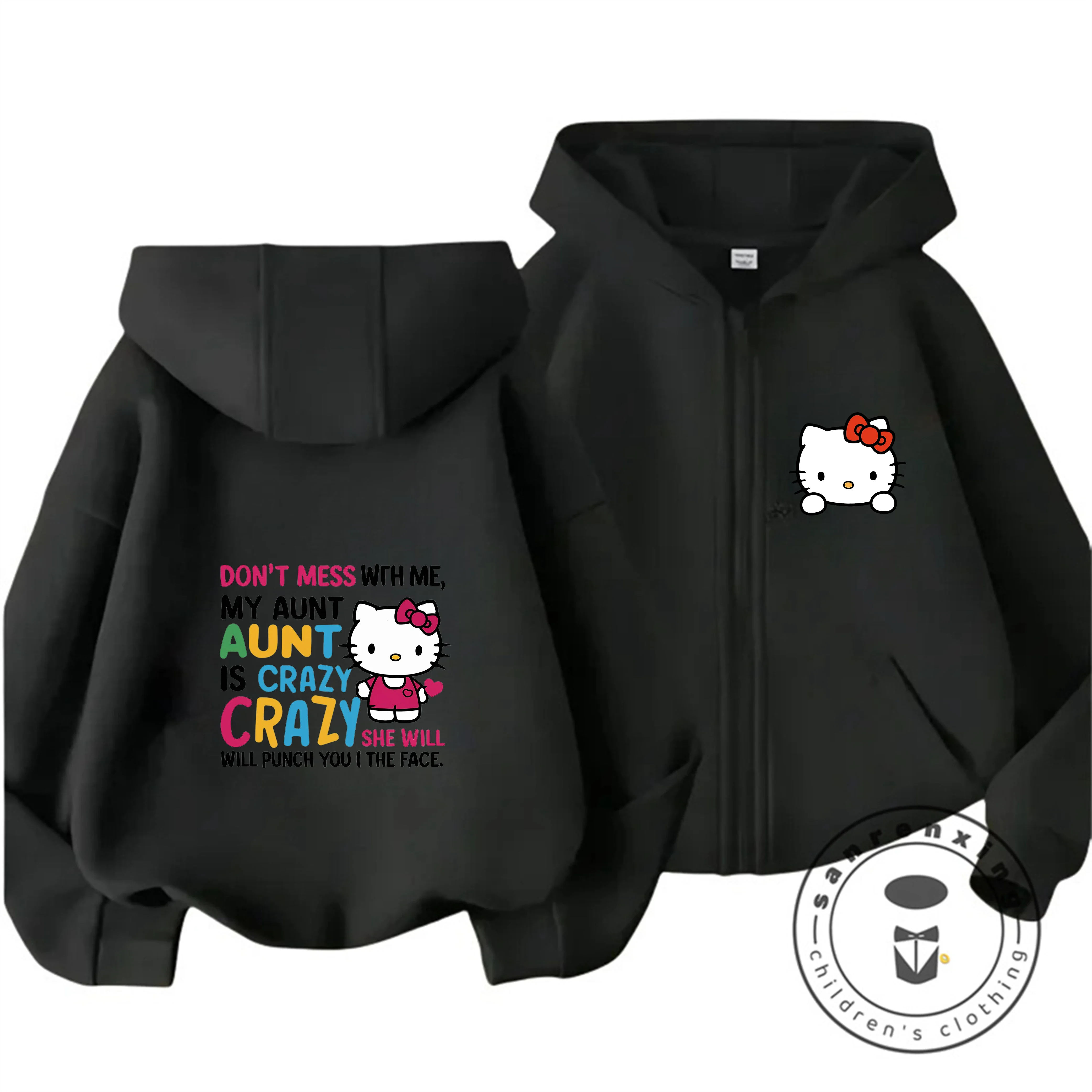 Модная детская толстовка Hello Kitty с капюшоном на молнии, 2026, для детей 3-14 лет, осенне-зимняя, милая, в стиле кавай, уличная, повседневная, для активного отдыха
Модная детская толстовка Hello Kitty с капюшоном на молнии, 2026, для детей 3-14 лет, осенне-зимняя, милая, в стиле кавай, уличная, повседневная, для активного отдыха