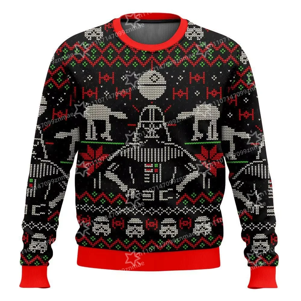 Merry Sith-Mas Darth Vader 2025 New Fashion Ugly Christmas Sweater Spring Autumn Men Sweatshirt Women Hoodie Pullover Tops
Merry Sith-Mas Darth Vader 2025 New Fashion Ugly Christmas Sweater Spring Autumn Men Sweatshirt Women Hoodie Pullover Tops 