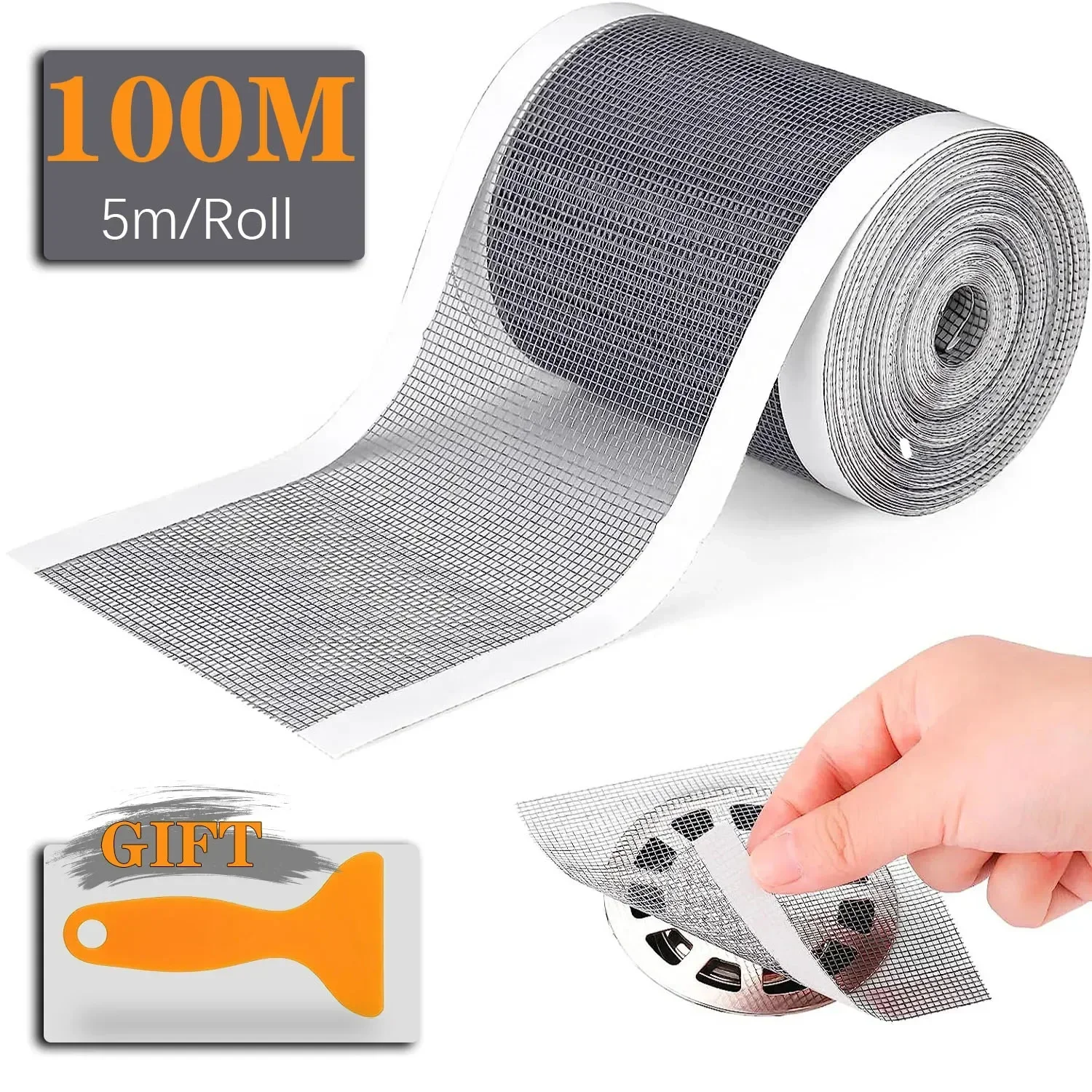 5~100m Cutable Shower Drain Hair Catcher Self-Adhesive Floor Drain Stickers Disposable Mesh Sink Strainer Filter For Bathroom
5~100m Cutable Shower Drain Hair Catcher Self-Adhesive Floor Drain Stickers Disposable Mesh Sink Strainer Filter For Bathroom