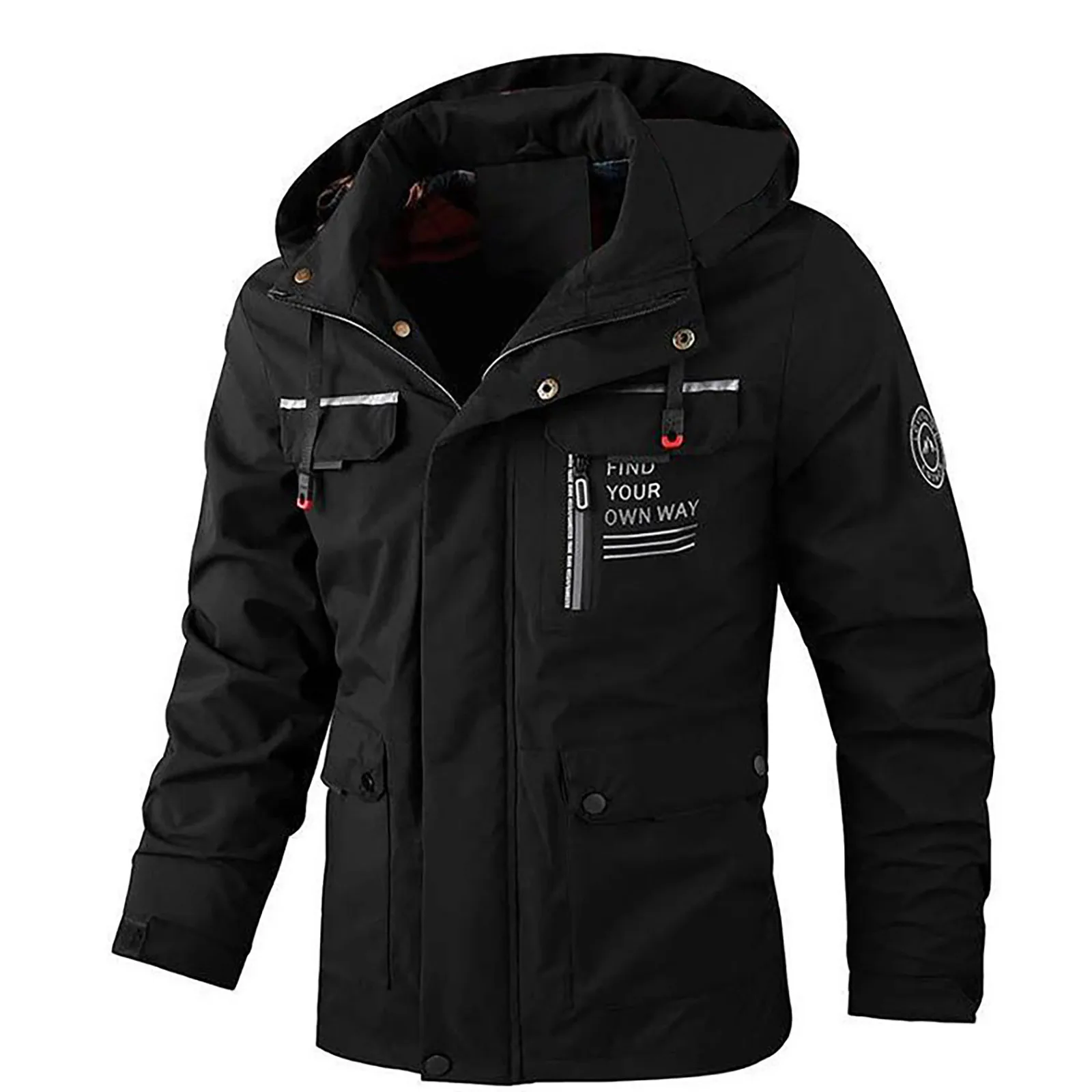 Fashion Men Casual Windbreaker Jacket Hooded Jacket Man Waterproof Outdoor Soft Shell Winter Coat Clothing Warm Fleece Thick
Fashion Men Casual Windbreaker Jacket Hooded Jacket Man Waterproof Outdoor Soft Shell Winter Coat Clothing Warm Fleece Thick