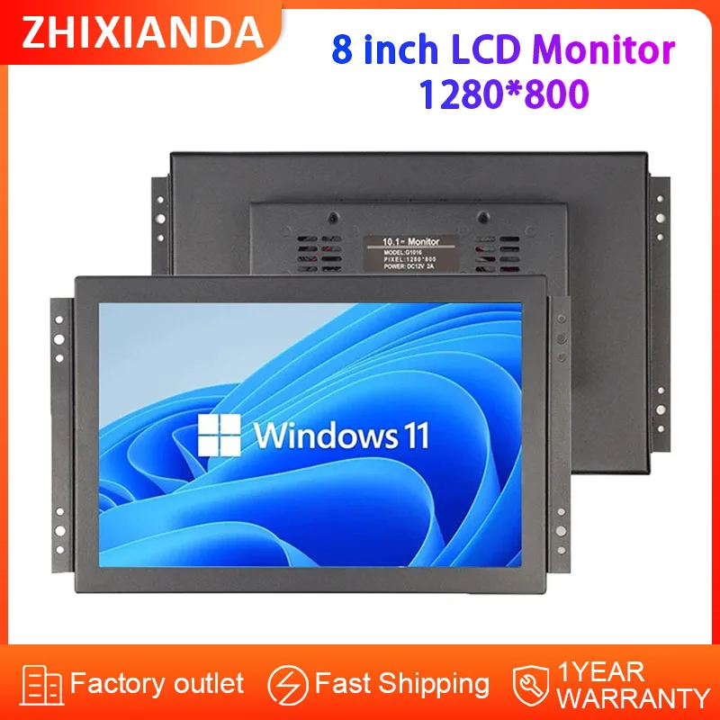 ZHIXIANDA 10.1Inch Industrial 1280x800 Metal Case Open Frame Monitor with HDMI VGA BNC AV USB Input
ZHIXIANDA 10.1Inch Industrial 1280x800 Metal Case Open Frame Monitor with HDMI VGA BNC AV USB Input