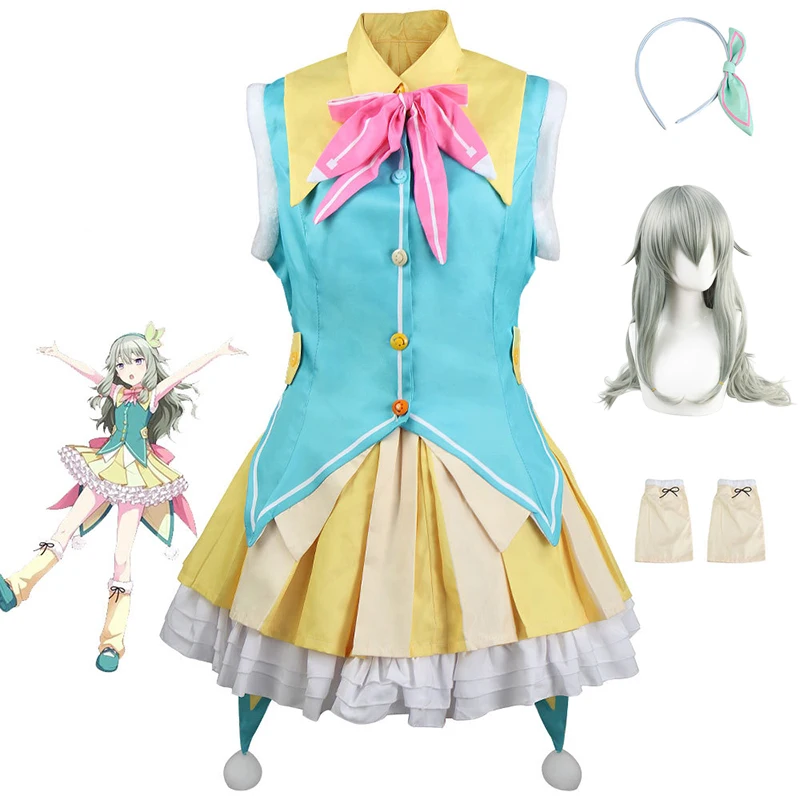 Project Sekai Kusanagi Nene Cosplay Costume PJSK Women Dress Wig For Comic Con Halloween Carnival Party Outfit
Project Sekai Kusanagi Nene Cosplay Costume PJSK Women Dress Wig For Comic Con Halloween Carnival Party Outfit