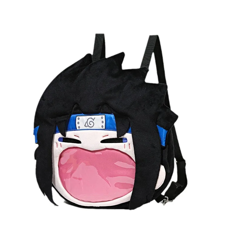 NARUTO Uchiha Sasuke Student Teenager Big Mouth Pain Pack Large Capacity Slant Sideback Doll Storage Bag Fashion Cartoon Gift 
NARUTO Uchiha Sasuke Student Teenager Big Mouth Pain Pack Large Capacity Slant Sideback Doll Storage Bag Fashion Cartoon Gift