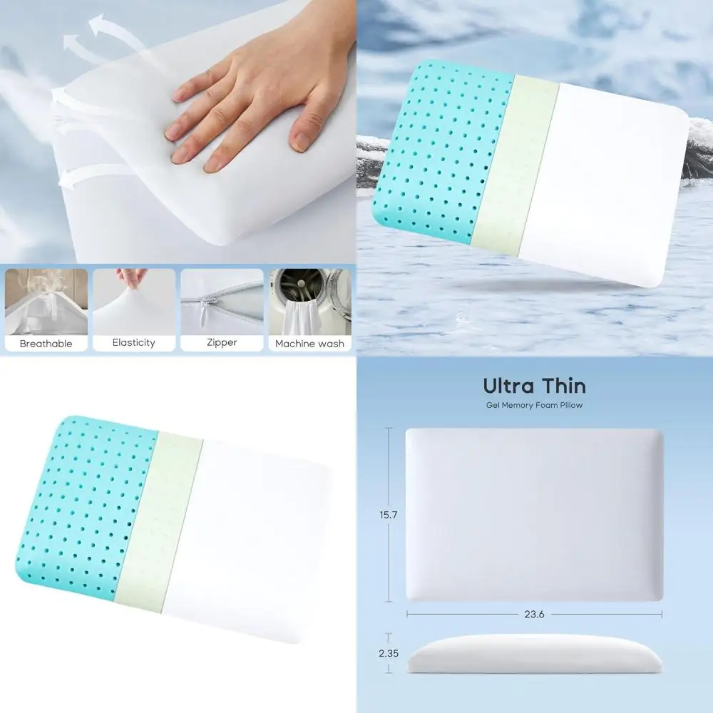 Тонкие охлаждающие подушки из пены с эффектом памяти для лета, идеально подходят для спины, живота и боковых снастей, моющийся чехол, комфорт премиум-класса (23,6 x
Тонкие охлаждающие подушки из пены с эффектом памяти для лета, идеально подходят для спины, живота и боковых снастей, моющийся чехол, комфорт премиум-класса (23,6 x
